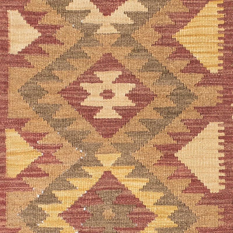 Tapis de couloir Tapis Kelim - Oriental - 192 x 77 cm - marron clair