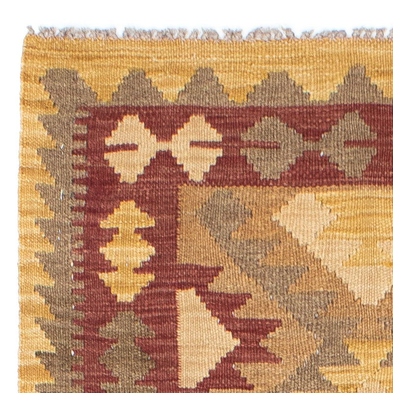 Tapis de couloir Tapis Kelim - Oriental - 192 x 77 cm - marron clair