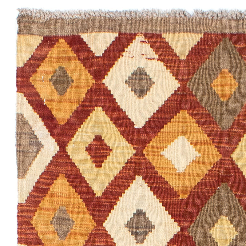 Tapis de couloir Tapis Kelim - Oriental - 193 x 73 cm - rouille
