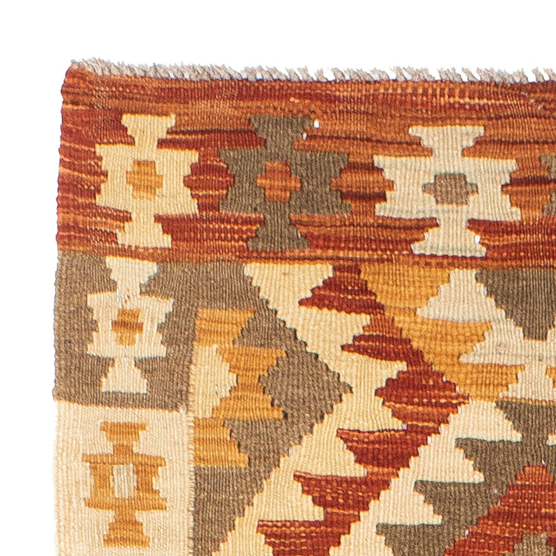 Tapis de couloir Tapis Kelim - Oriental - 197 x 69 cm - beige