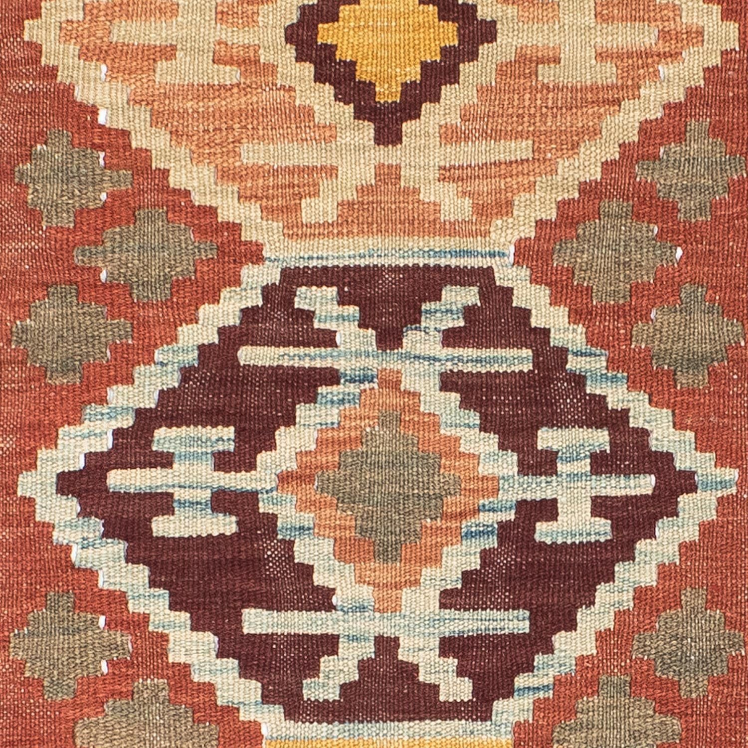 Kelim Teppich - Oriental 193 x 75 cm - braun