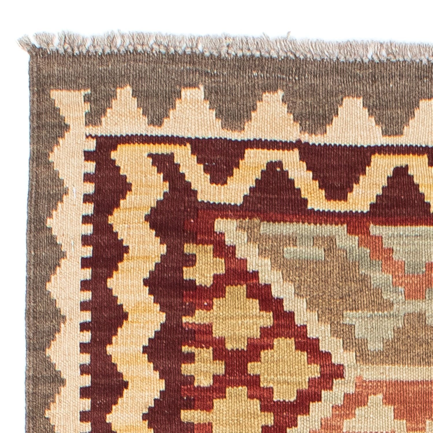 Tapis de couloir Tapis Kelim - Oriental - 202 x 73 cm - beige