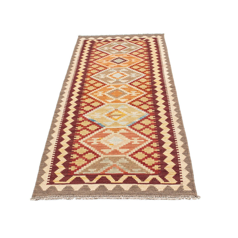 Tapis de couloir Tapis Kelim - Oriental - 202 x 73 cm - beige