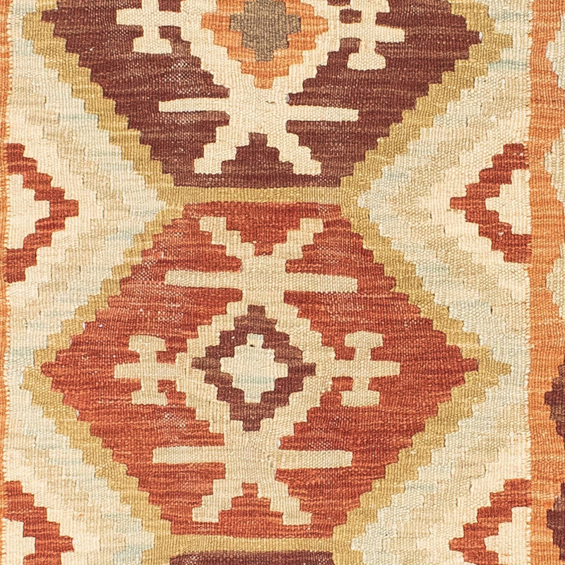 Tapis de couloir Tapis Kelim - Oriental - 203 x 73 cm - beige