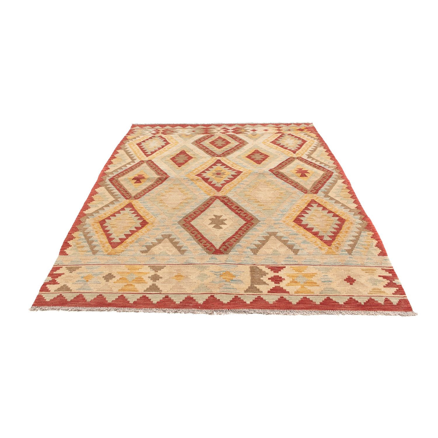 Tapis Kelim - Oriental - 196 x 143 cm - multicolore