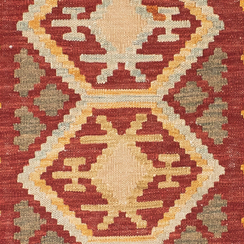 Tapis de couloir Tapis Kelim - Oriental - 196 x 76 cm - marron clair
