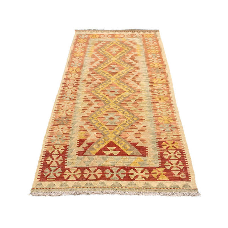 Tapis de couloir Tapis Kelim - Oriental - 197 x 72 cm - beige