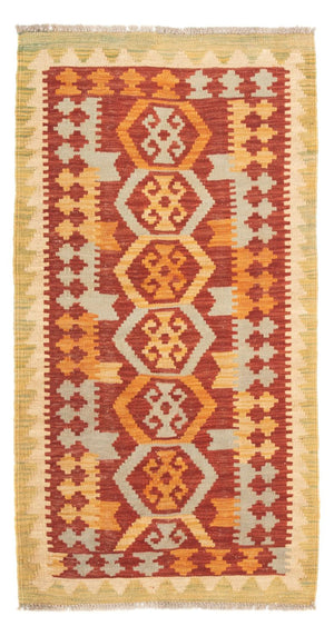 Tapis Kelim - Splash - 124 x 65 cm - multicolore