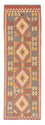 Tapis de couloir Tapis Kelim - Splash - 200 x 65 cm - rouge