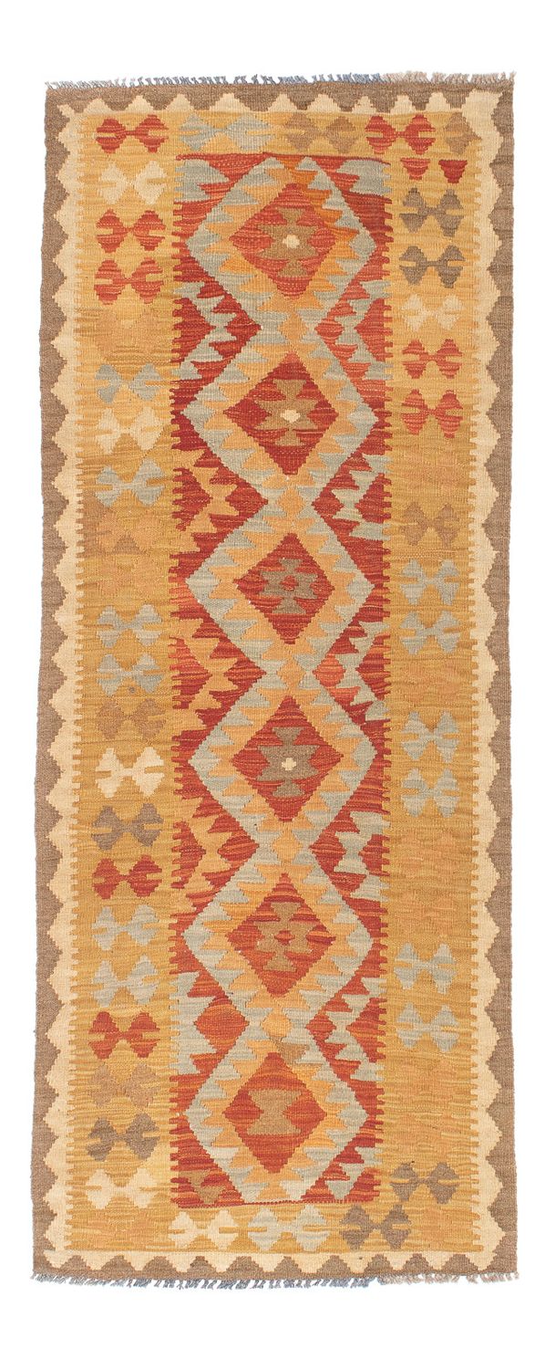 Tapis de couloir Tapis Kelim - Oriental - 196 x 63 cm - multicolore