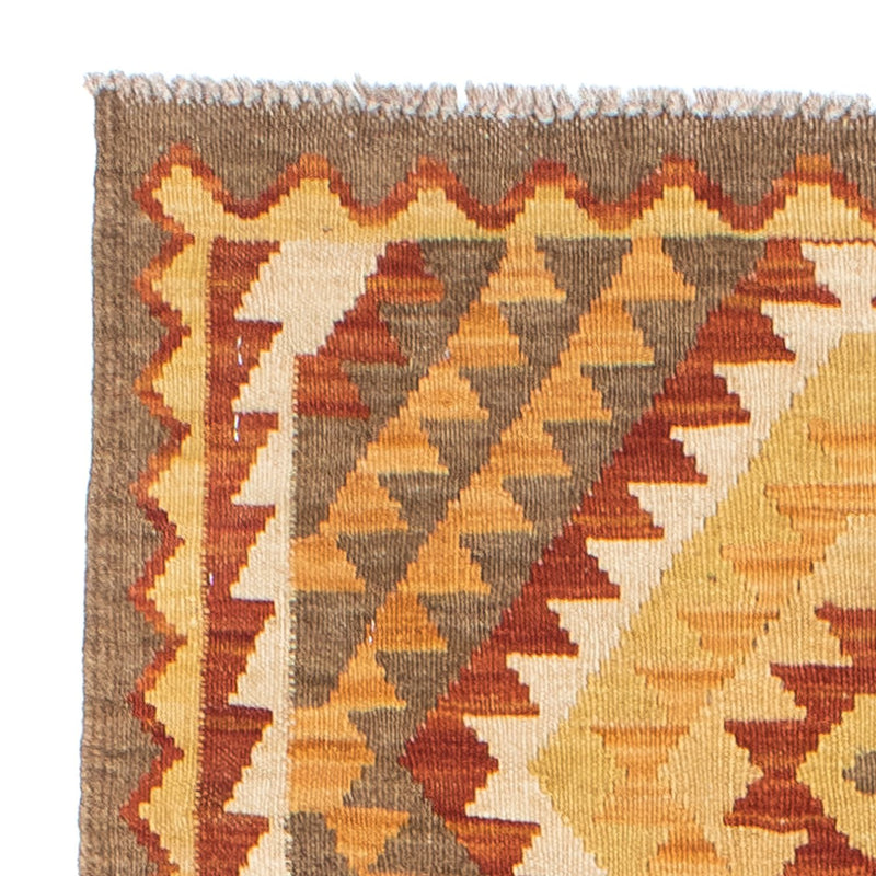 Tapis de couloir Tapis Kelim - Oriental - 192 x 69 cm - marron clair