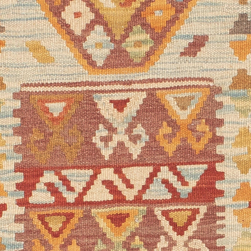 Tapis de couloir Tapis Kelim - Splash - 194 x 65 cm - multicolore