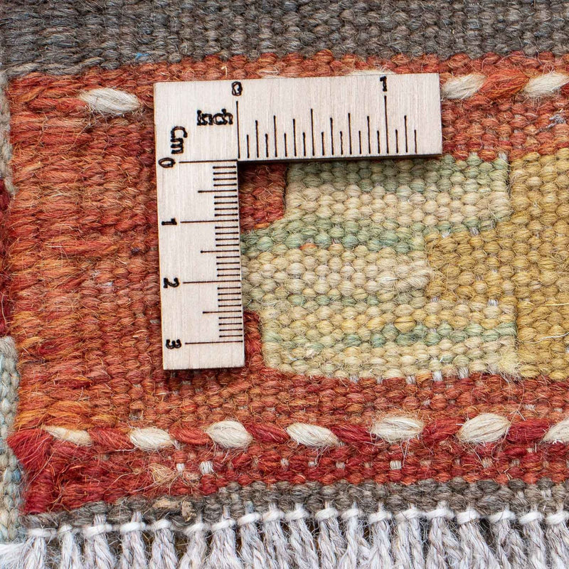 Tapis de couloir Tapis Kelim - Splash - 194 x 65 cm - multicolore