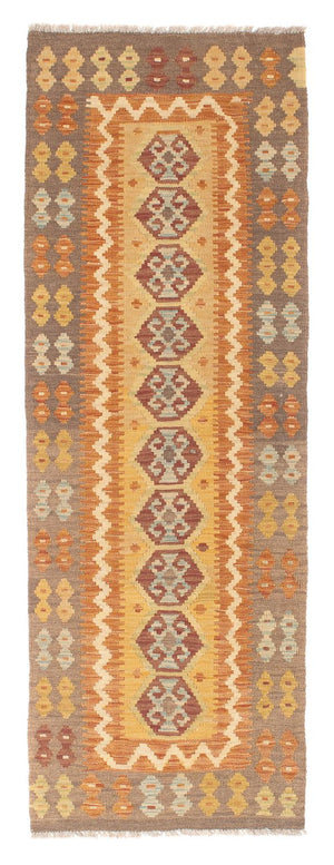 Tapis de couloir Tapis Kelim - Splash - 192 x 67 cm - multicolore