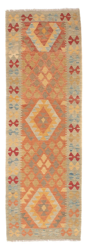 Tapis de couloir Tapis Kelim - Splash - 199 x 64 cm - multicolore