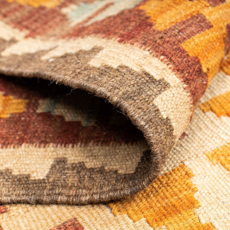 Tapis de couloir Tapis Kelim - Oriental - 194 x 63 cm - beige