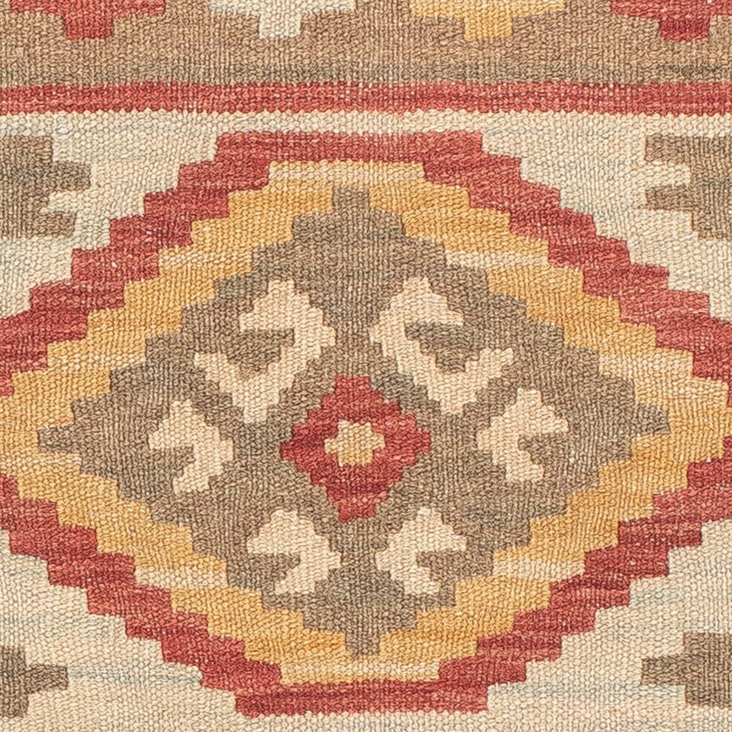 Tapis de couloir Tapis Kelim - Splash - 205 x 64 cm - multicolore
