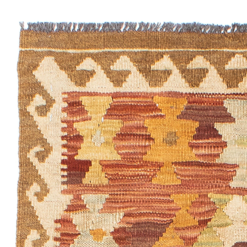 Tapis de couloir Tapis Kelim - Oriental - 198 x 73 cm - beige