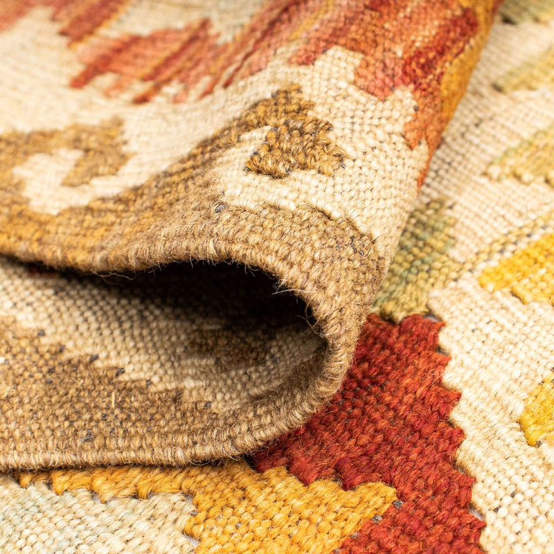 Tapis de couloir Tapis Kelim - Oriental - 198 x 73 cm - beige