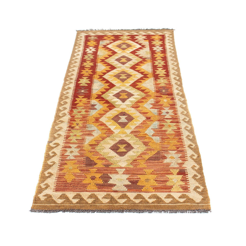 Tapis de couloir Tapis Kelim - Oriental - 198 x 73 cm - beige