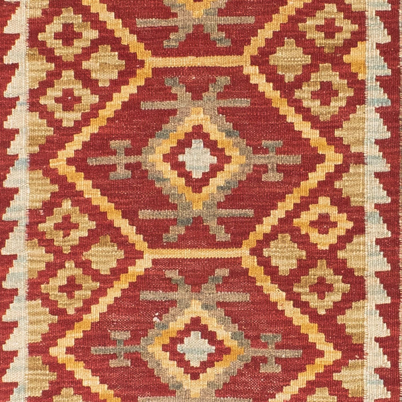 Tapis de couloir Tapis Kelim - Oriental - 203 x 71 cm - rouge