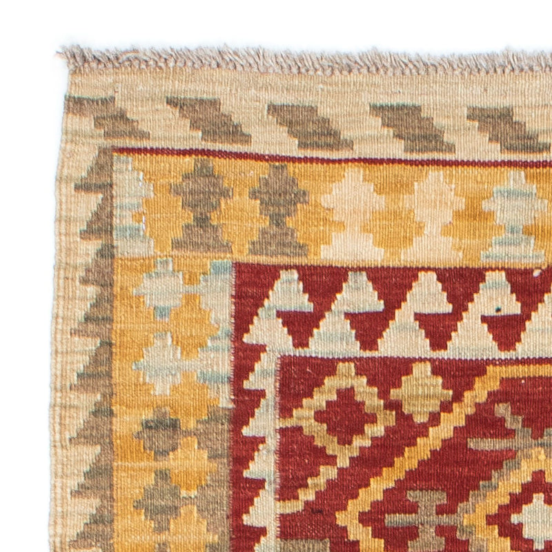 Tapis de couloir Tapis Kelim - Oriental - 203 x 71 cm - rouge