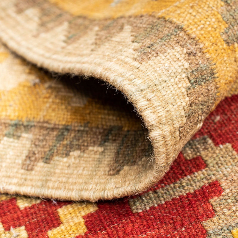 Tapis de couloir Tapis Kelim - Oriental - 203 x 71 cm - rouge