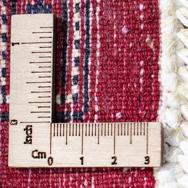 Tapis afghan - Boukhara - 303 x 253 cm - rouge
