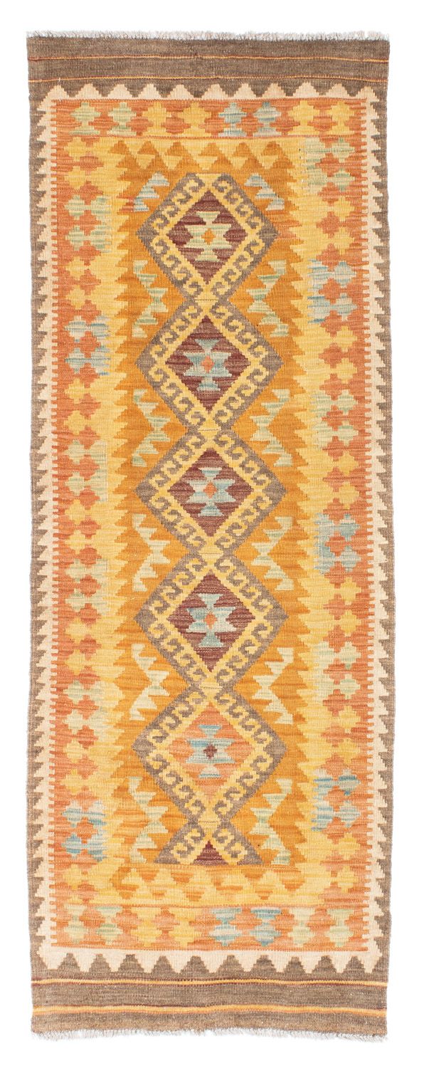 Tapis de couloir Tapis Kelim - Oriental - 209 x 71 cm - or