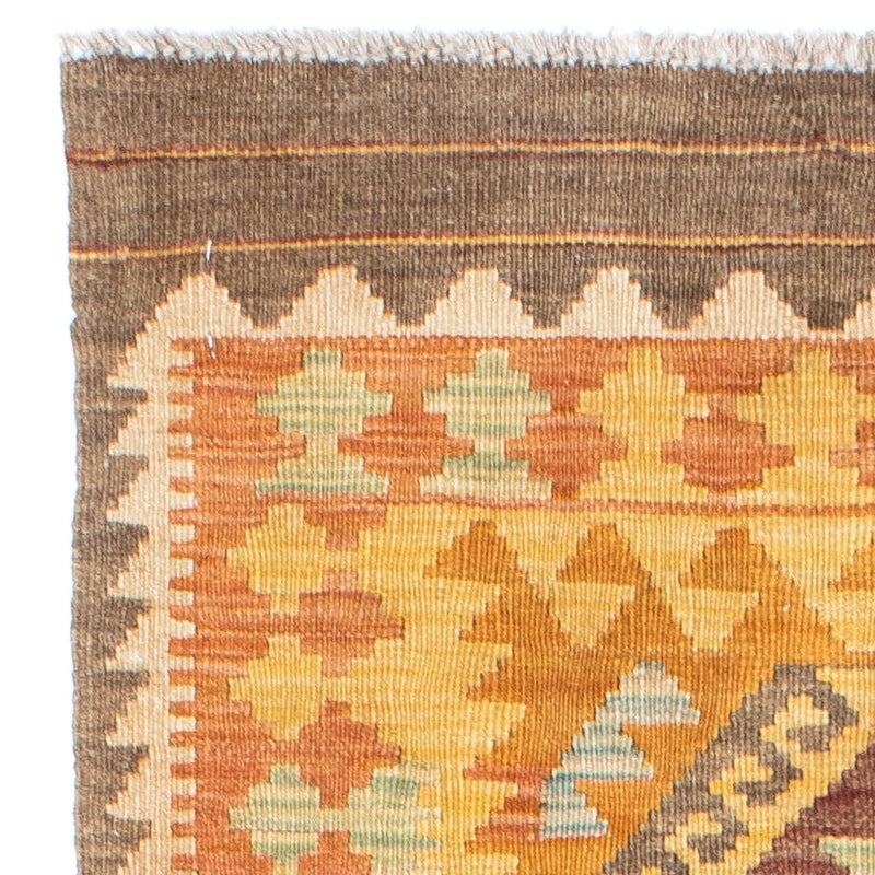Tapis de couloir Tapis Kelim - Oriental - 209 x 71 cm - or