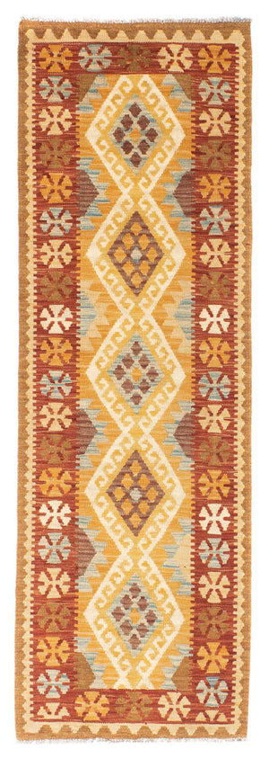 Kelim Teppich - Oriental 206 x 67 cm - hellbraun
