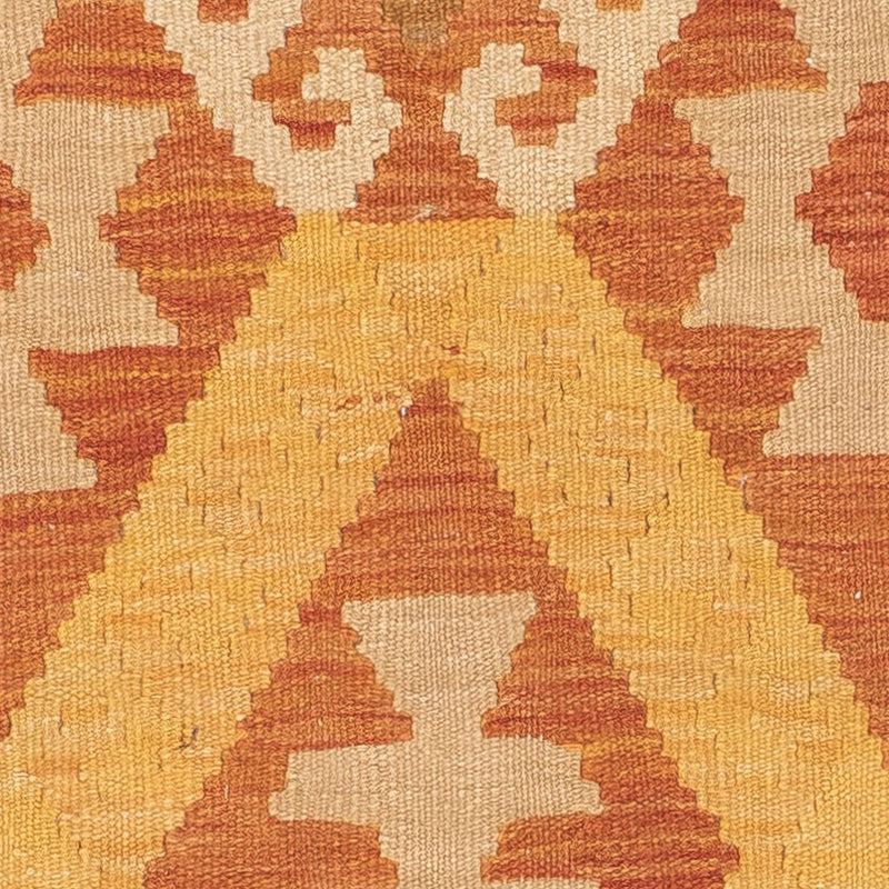 Tapis de couloir Tapis Kelim - Splash - 202 x 62 cm - rouille