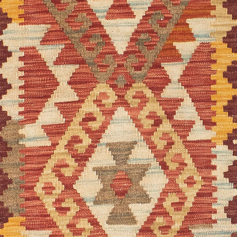 Tapis de couloir Tapis Kelim - Oriental - 199 x 67 cm - marron clair