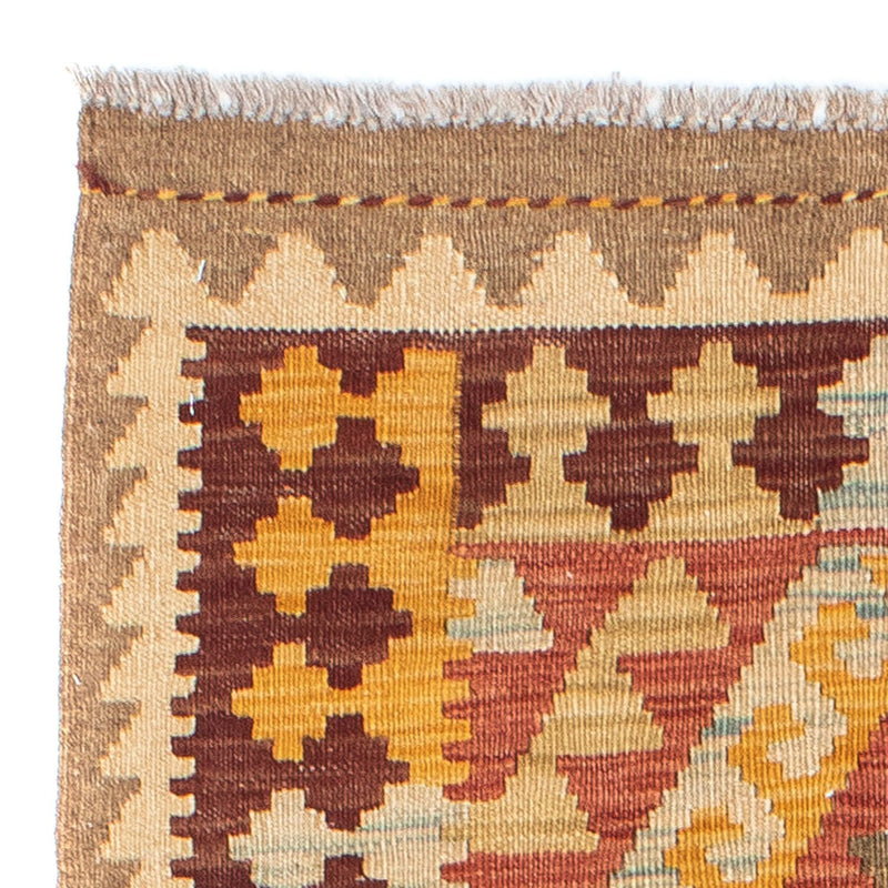 Tapis de couloir Tapis Kelim - Oriental - 199 x 67 cm - marron clair