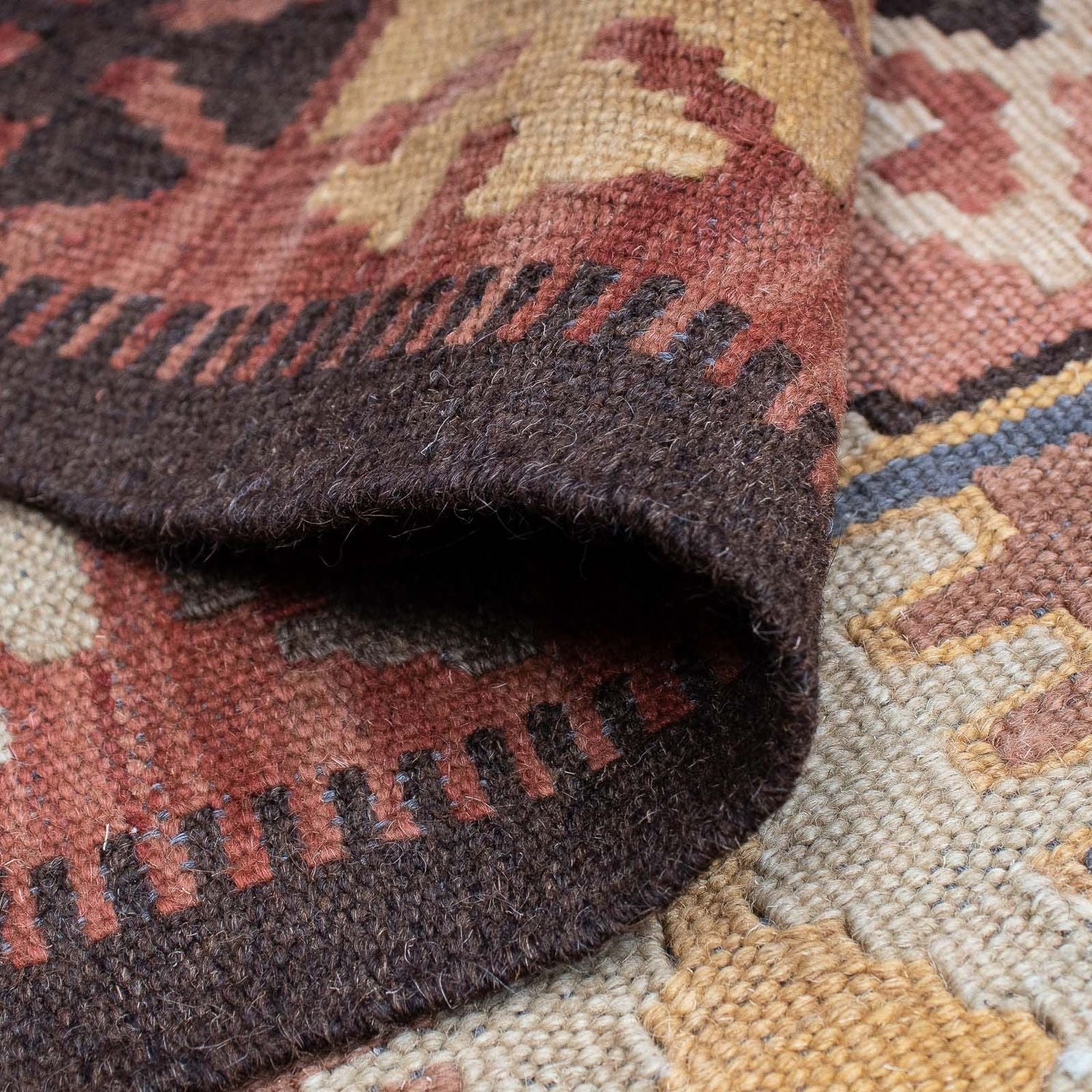 Tapis Kelim - Oriental - 204 x 130 cm - multicolore