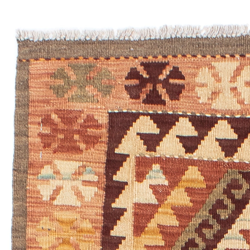 Tapis de couloir Tapis Kelim - Oriental - 204 x 71 cm - beige