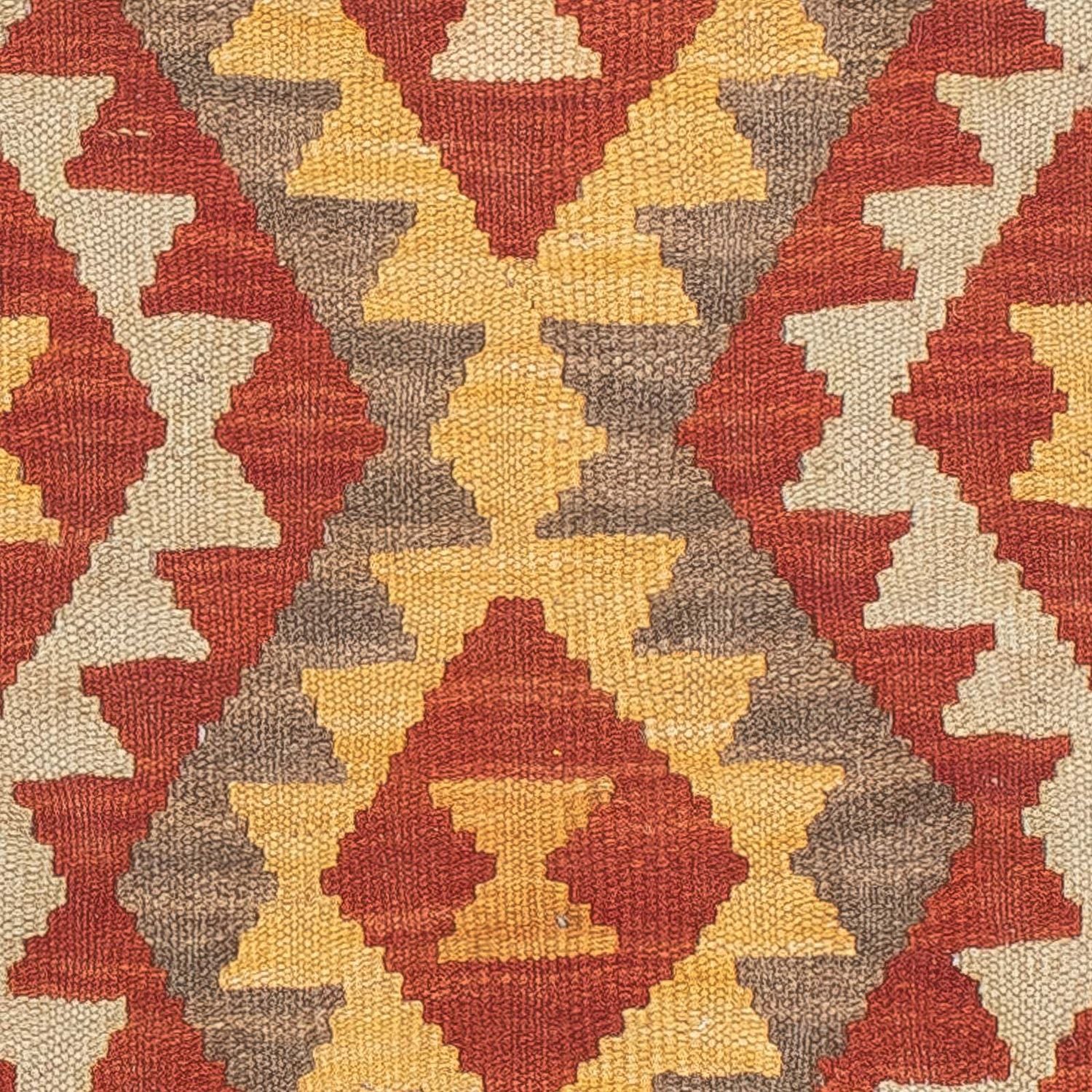 Tapis de couloir Tapis Kelim - Splash - 206 x 66 cm - multicolore