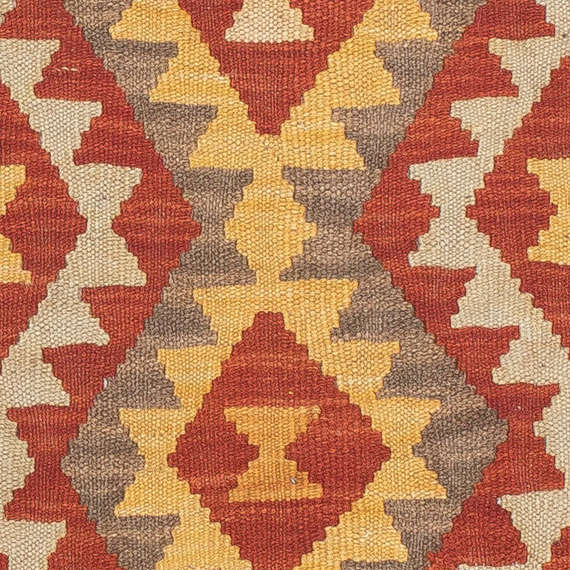 Tapis de couloir Tapis Kelim - Splash - 206 x 66 cm - multicolore