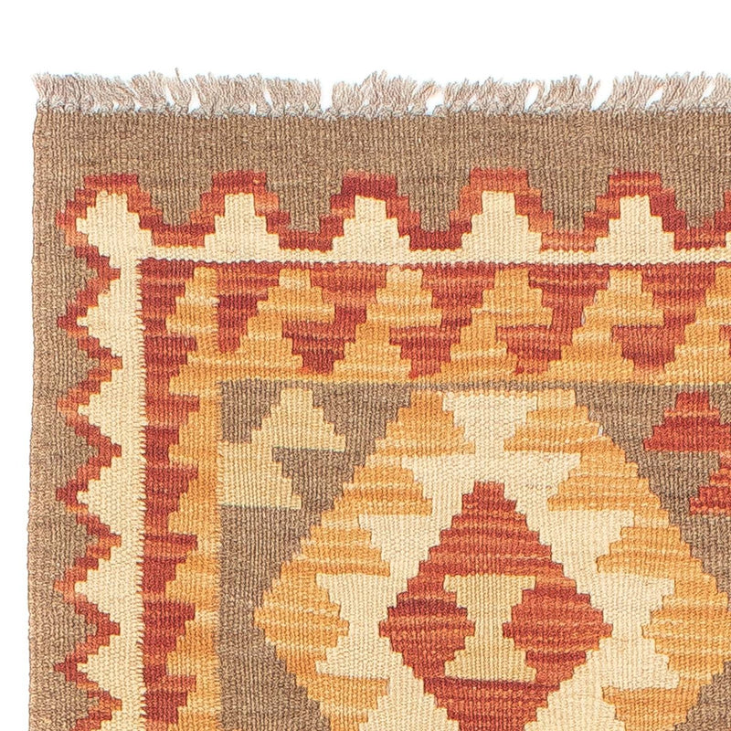 Tapis de couloir Tapis Kelim - Splash - 193 x 66 cm - multicolore