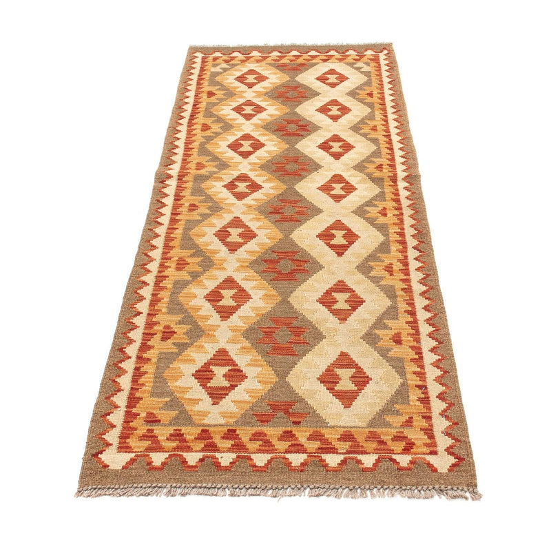 Tapis de couloir Tapis Kelim - Splash - 193 x 66 cm - multicolore