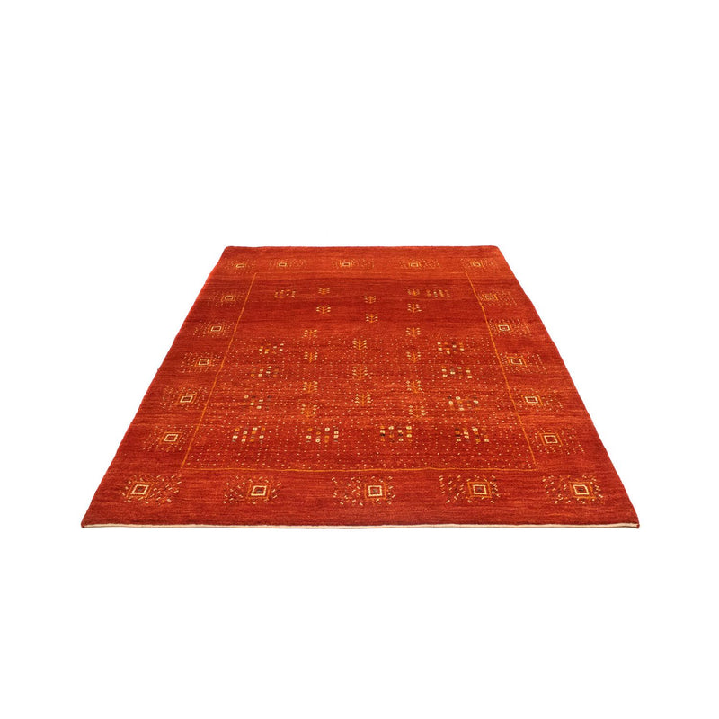 Tapis Gabbeh - Loribaft Persan - 202 x 152 cm - rouge foncé