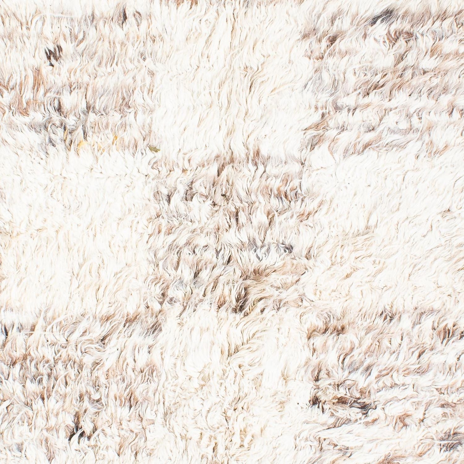 Tapis à poils longs - 252 x 172 cm - beige