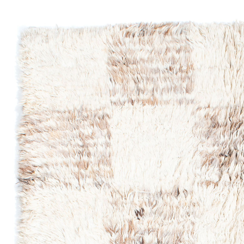 Tapis à poils longs - 252 x 172 cm - beige
