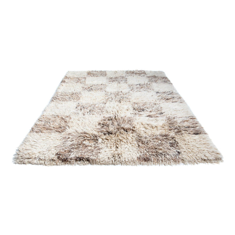 Tapis à poils longs - 252 x 172 cm - beige
