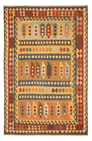 Tapis Kelim - Splash - 299 x 201 cm - multicolore