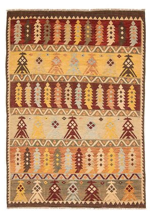 Tapis Kelim - Splash - 294 x 203 cm - multicolore