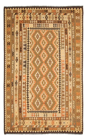 Tapis Kelim - Splash - 299 x 192 cm - multicolore