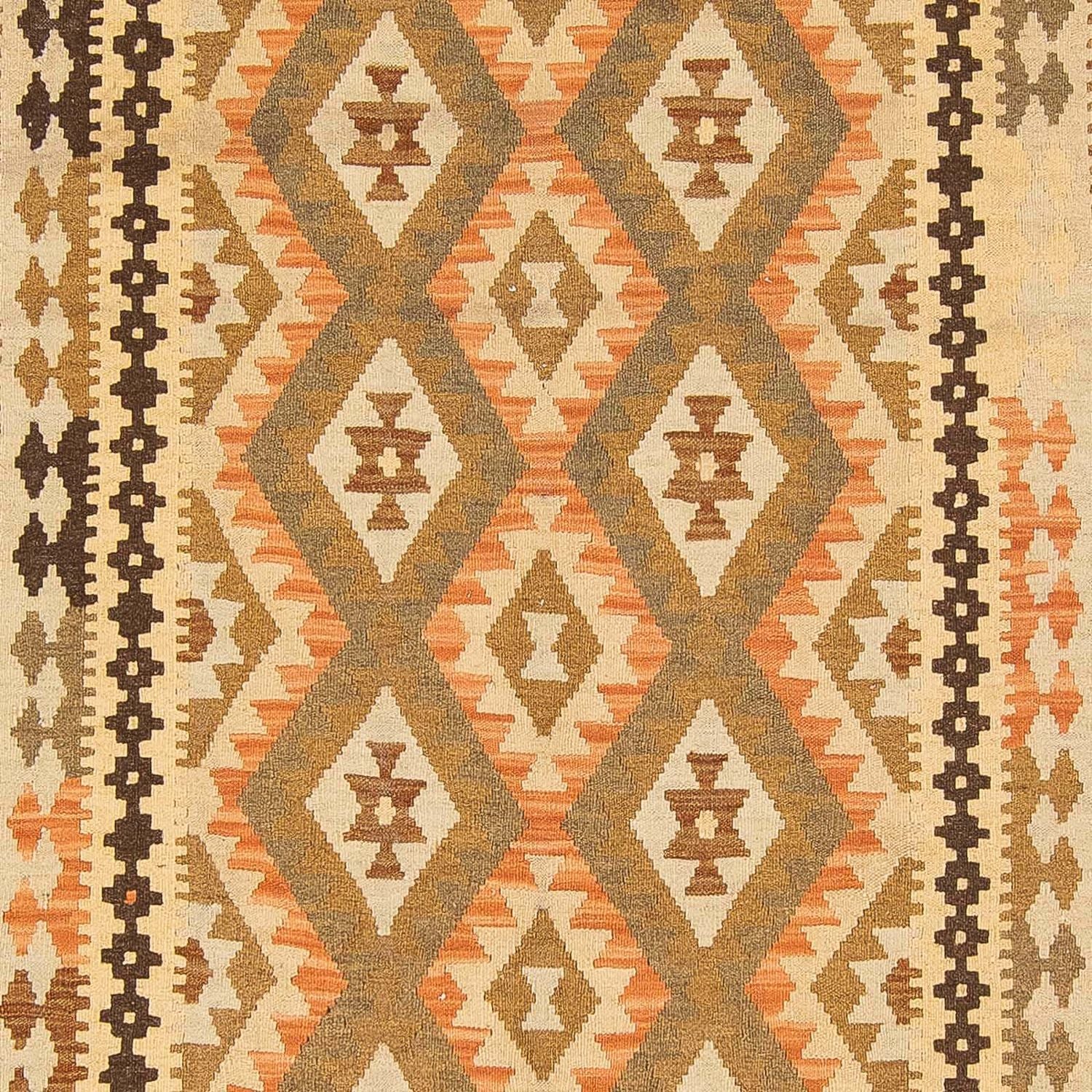 Tapis Kelim - Splash - 299 x 192 cm - multicolore