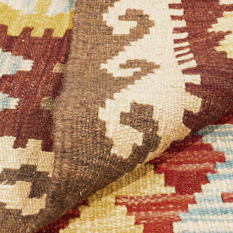 Tapis Kelim - Splash - 289 x 208 cm - multicolore
