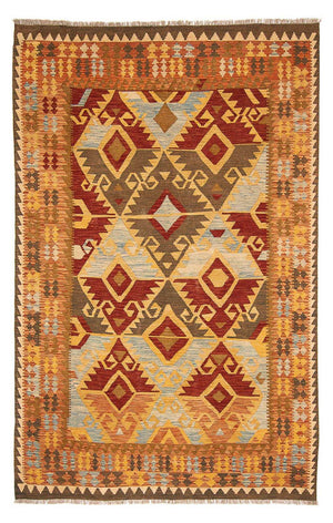 Tapis Kelim - Splash - 305 x 199 cm - multicolore